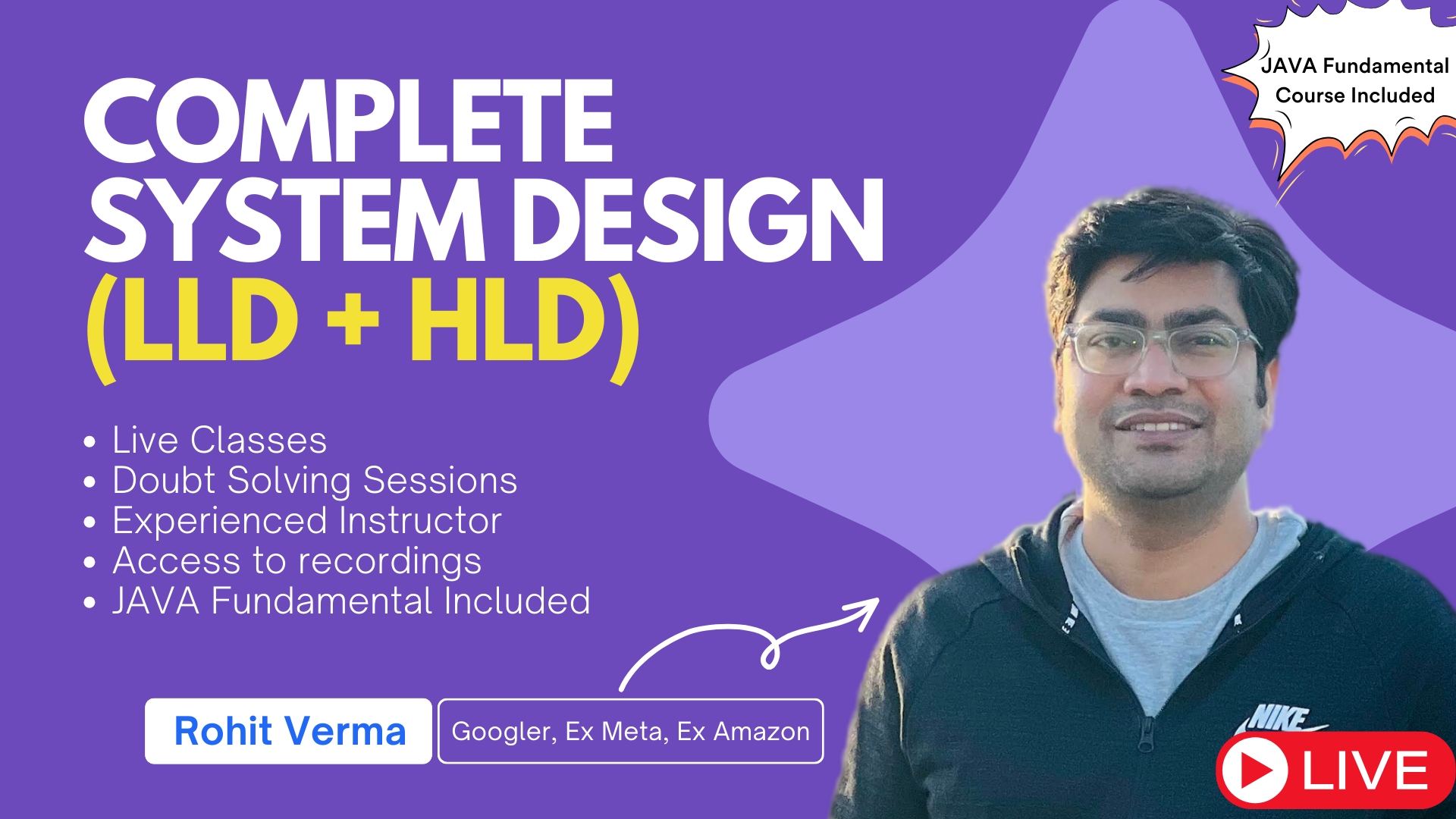 Complete System Design Course (LLD + HLD)